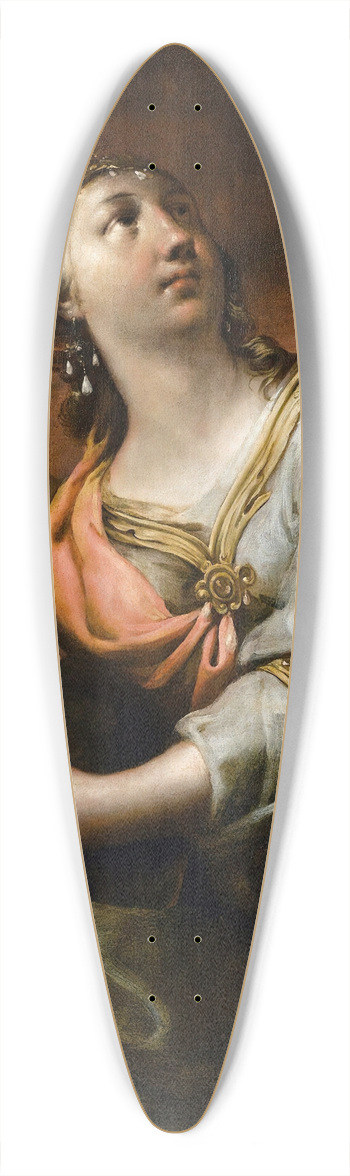 Circle Of Jacques Bellange - Allegory Of Astronomy, Urania 39.3 inch art pintail longboard deck