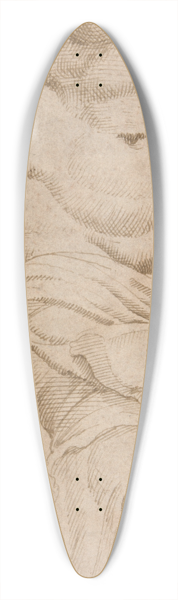 Circle of Maarten van Heemskerck - Celestial Venus 39.3 inch art pintail longboard deck