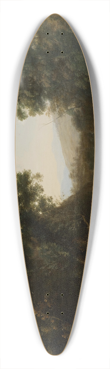 Claude Lorrain - The Flight into Egypt 39.3 inch art pintail longboard deck