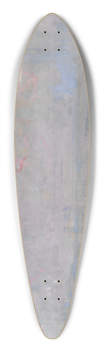 Claude Monet - Charing Cross Bridge 39.3 inch art pintail longboard deck
