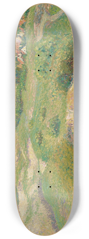 Camille Pissarro - Les dunes  Knokke, effet de soleil 8.25 inch art skate deck