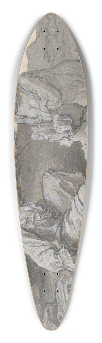 Claude Simpol - Ladies Bathing 39.3 inch art pintail longboard deck