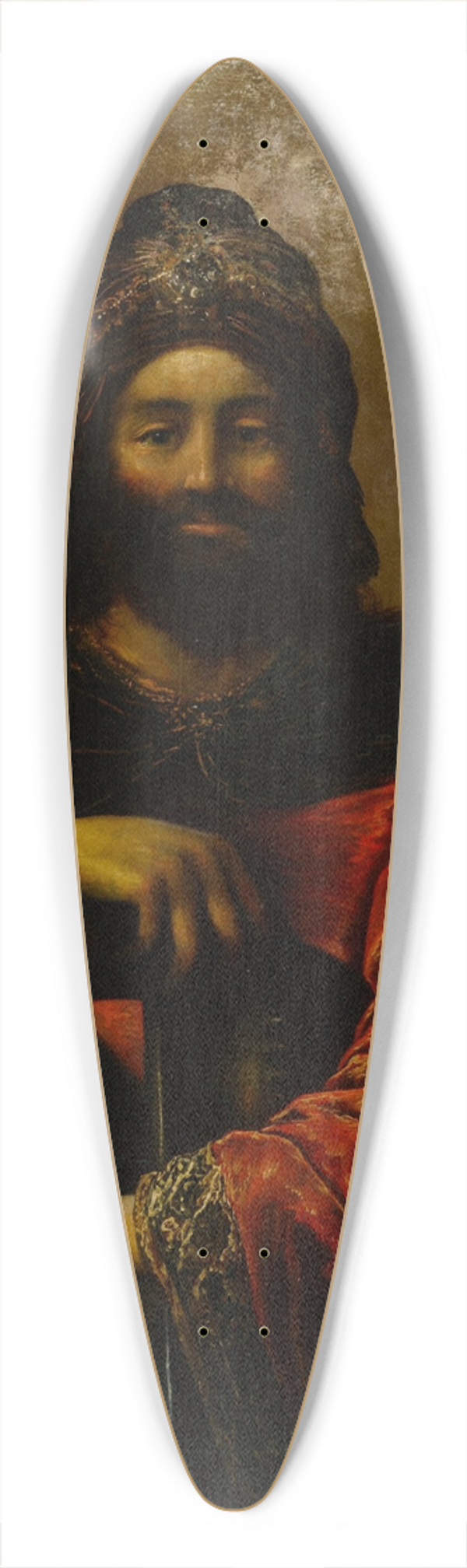 Claude Vignon - The Prophet Isaiah 39.3 inch art pintail longboard deck