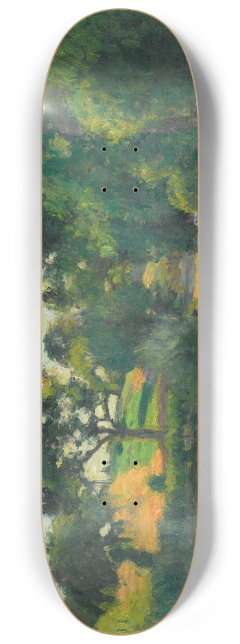 Camille Pissarro - Ltang Au Soleil Couchant, Montfoucault 8.25 inch art skate deck
