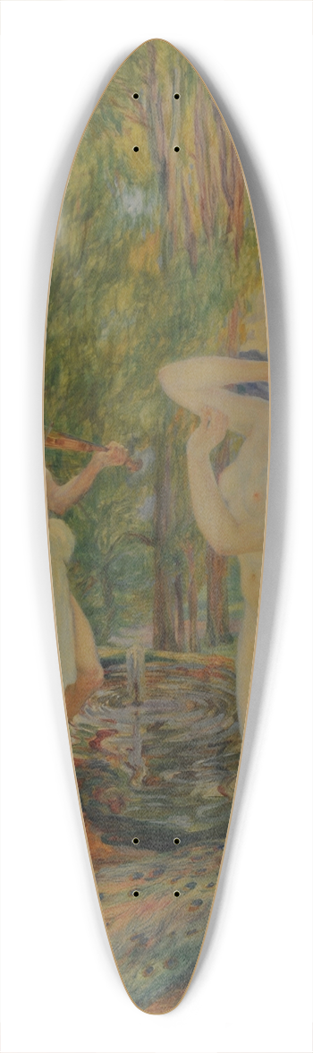 Clmentine Hlne Dufau - Chant  la Beaut 39.3 inch art pintail longboard deck