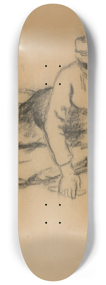 Camille Pissarro - Paysanne assise 8.25 inch art skate deck