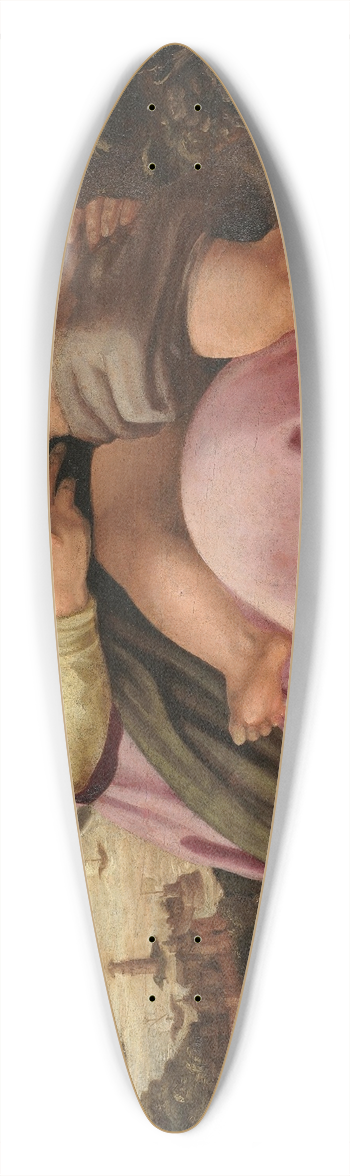 Constantini de Servi - Virgin And Child 39.3 inch art pintail longboard deck