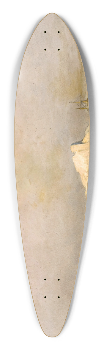 Constantinos Volanakis - Acoastal bay 39.3 inch art pintail longboard deck