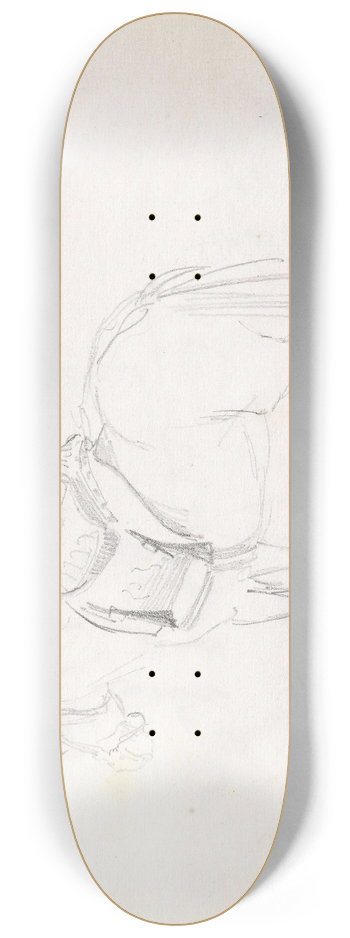 Adolph Tidemand - Hest med tverrsal 8.25 inch art skate deck