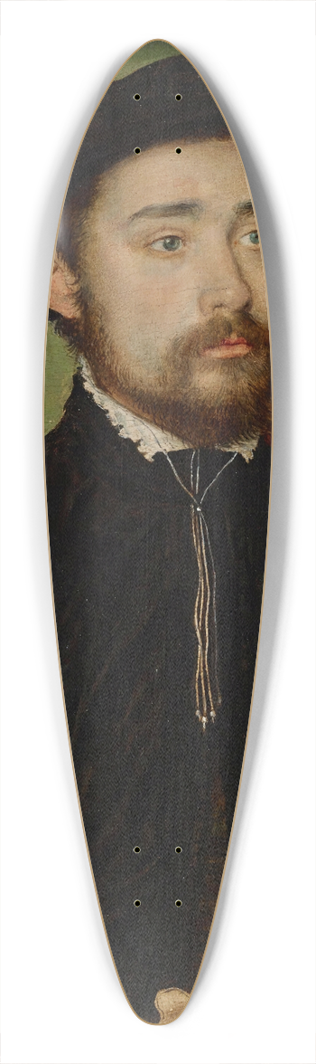 Corneille de Lyon - Portrait of a Man with a Glove 39.3 inch art pintail longboard deck