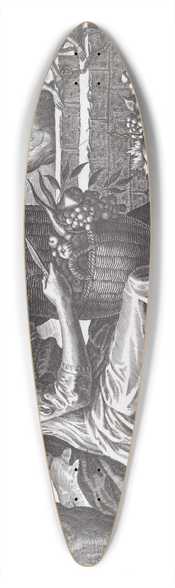 Cornelis Cort - Gustus 39.3 inch art pintail longboard deck
