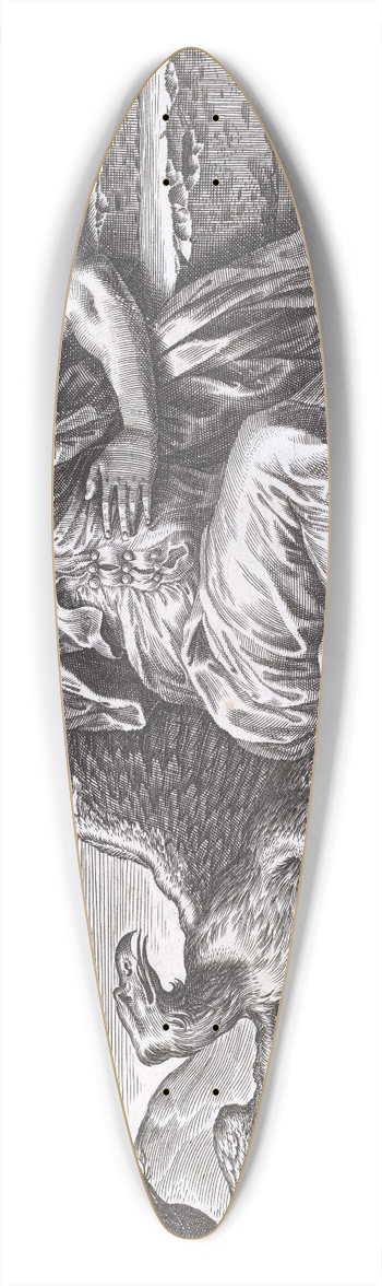 Cornelis Cort - Visus 39.3 inch art pintail longboard deck