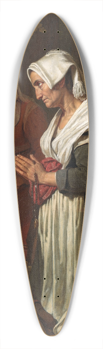 Cornelis Kruseman - Piety 39.3 inch art pintail longboard deck