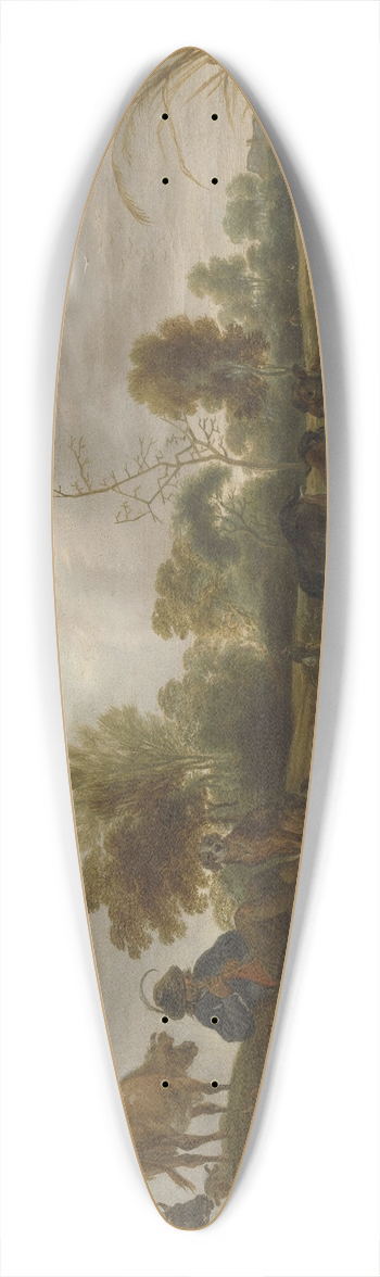Cornelis Saftleven - Landscape with animals 39.3 inch art pintail longboard deck