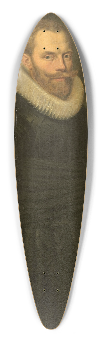 Cornelis van der Voort - Portrait of Dirck Hasselaer 39.3 inch art pintail longboard deck