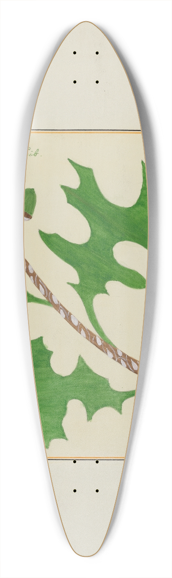 Cornelius Christoffels and Margaret Linsley - Pieced Autograph Quilt (1 Piece) 39.3 inch art pintail longboard deck