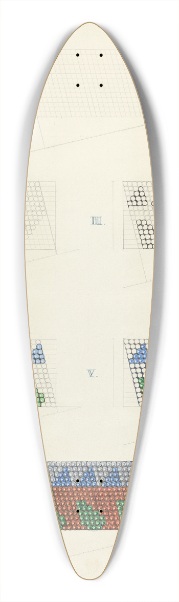 Cornelius Christoffels - Beadwork  Technique Demonstration 39.3 inch art pintail longboard deck