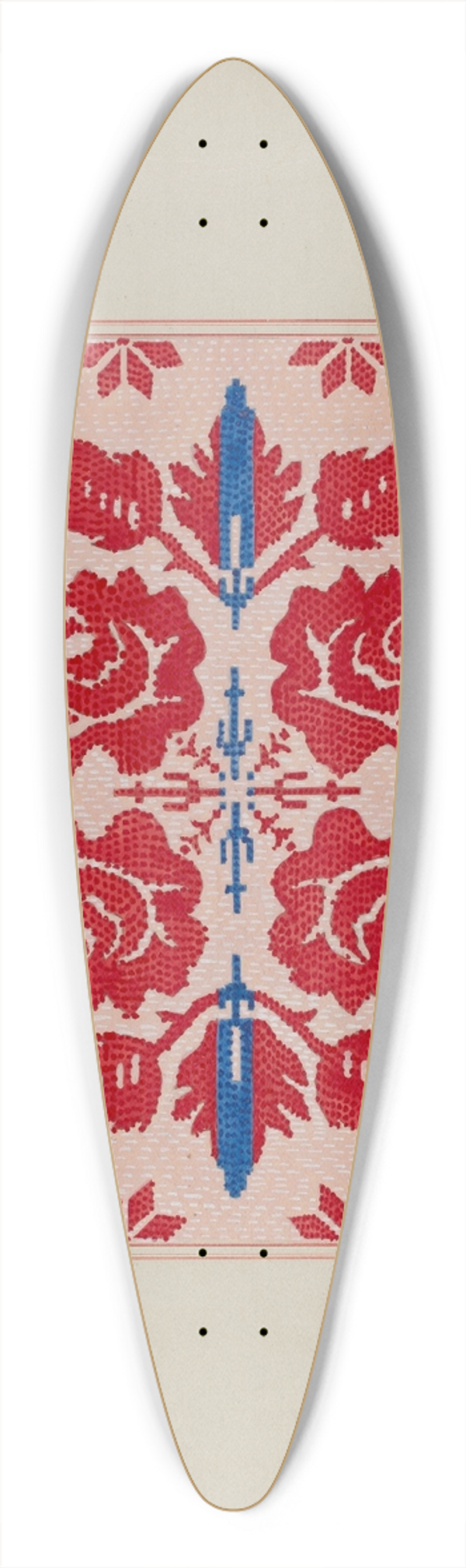 Cornelius Christoffels - Coverlet (Section) 39.3 inch art pintail longboard deck