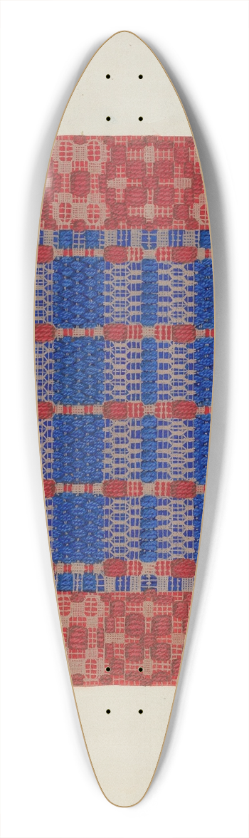 Cornelius Christoffels - Coverlet (Section) 39.3 inch art pintail longboard deck