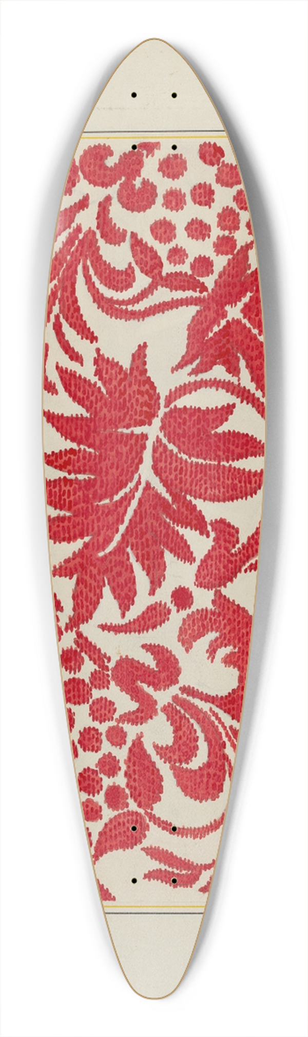 Cornelius Christoffels - Homespun Coverlet 39.3 inch art pintail longboard deck