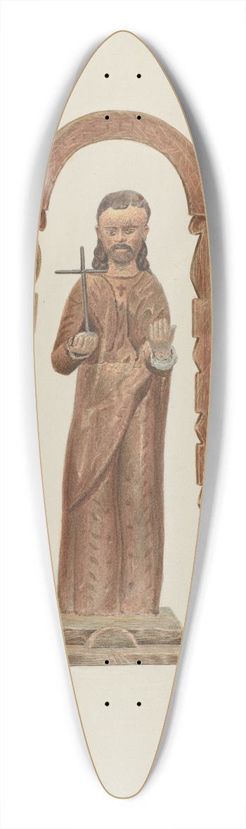 Cornelius Christoffels - Santo 39.3 inch art pintail longboard deck
