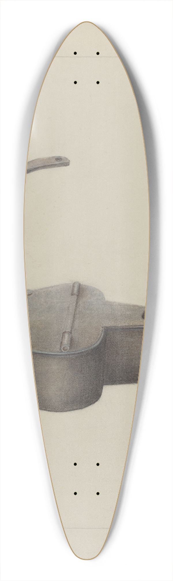 Cornelius Frazier - Betty Lamp 39.3 inch art pintail longboard deck