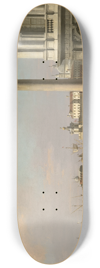 Canaletto - Bacino di S. Marco- From the Piazzetta 8.25 inch art skate deck