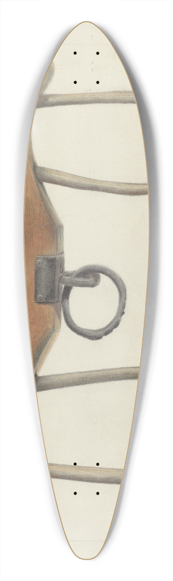 Cornelius Frazier - Oxen Yoke 39.3 inch art pintail longboard deck