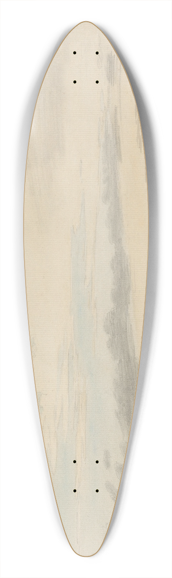 Cornelius Varley - View in Suffolk 39.3 inch art pintail longboard deck