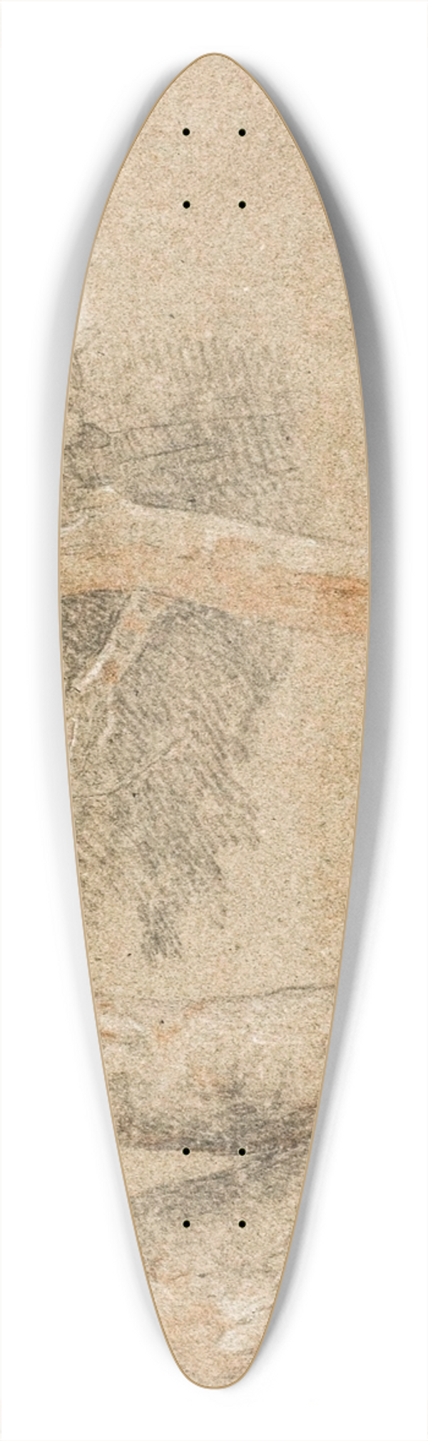 Cristofano Allori - Sketches of Trees 39.3 inch art pintail longboard deck