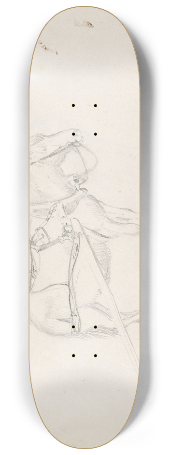 Adolph Tidemand - Horse 8.25 inch art skate deck