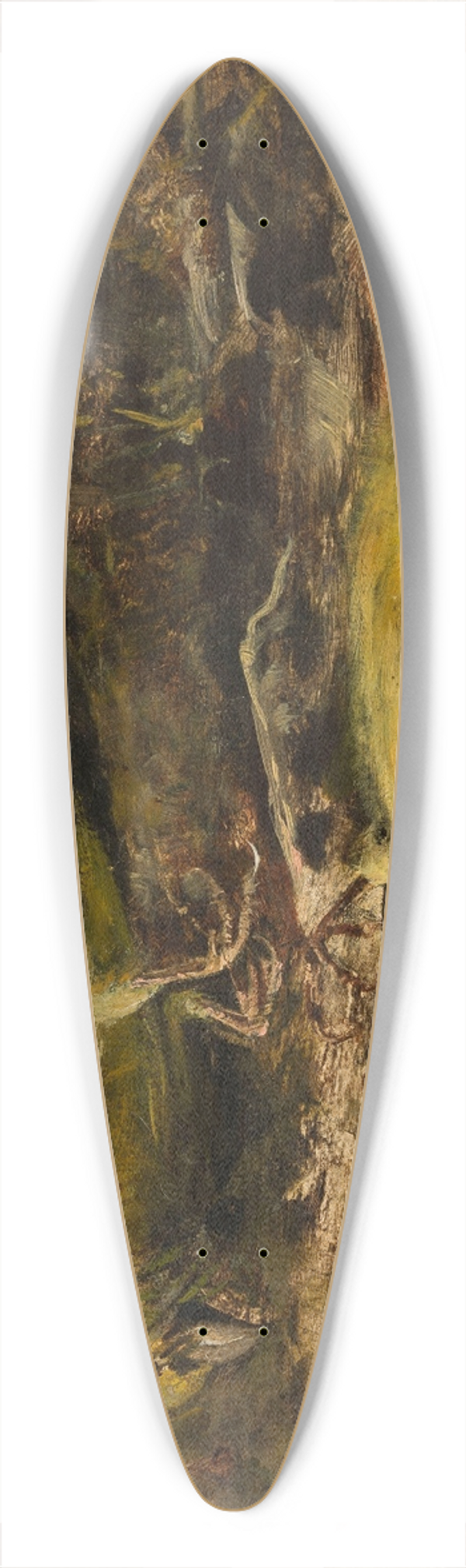 Curt Agthe - Dead birds 39.3 inch art pintail longboard deck