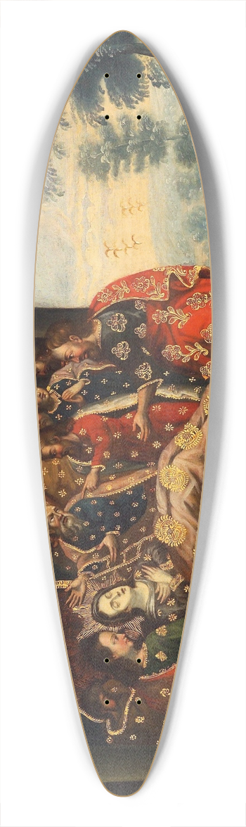 Cusco School - Dormancy of the Virgin 39.3 inch art pintail longboard deck