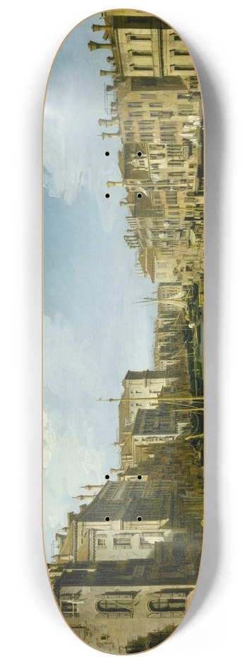 Canaletto - The Grand Canal near the Rialto Bridge, Venice 8.25 inch art skate deck