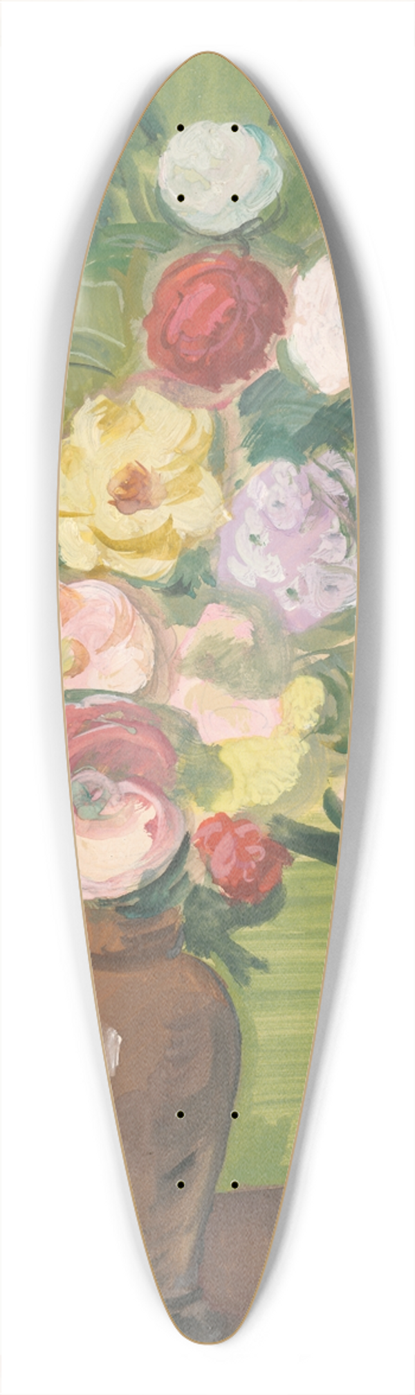 Cyprin Majernk - Bouquet 39.3 inch art pintail longboard deck
