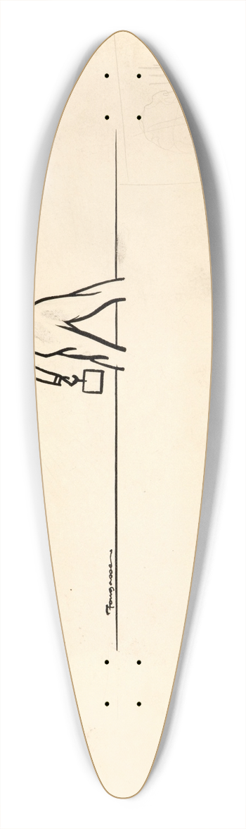 Cyril Kenneth Bird (Fougasse)  - It doesnt matter the firm pays for it 39.3 inch art pintail longboard deck
