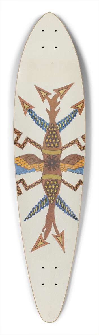 Dana Bartlett - Ceiling Ornament 39.3 inch art pintail longboard deck