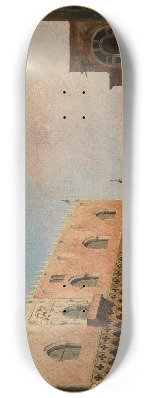 Canaletto - View of the Piazzetta San Marco Looking South 8.25 inch art skate deck