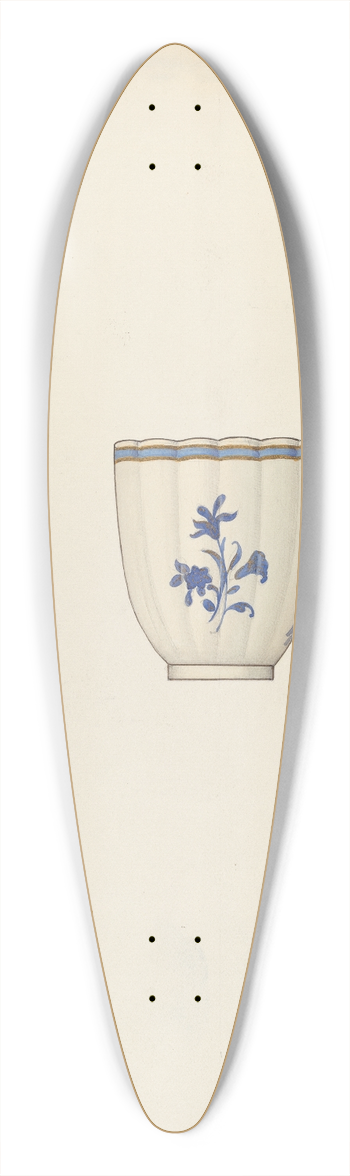 Dana Bartlett - Teacup 39.3 inch art pintail longboard deck