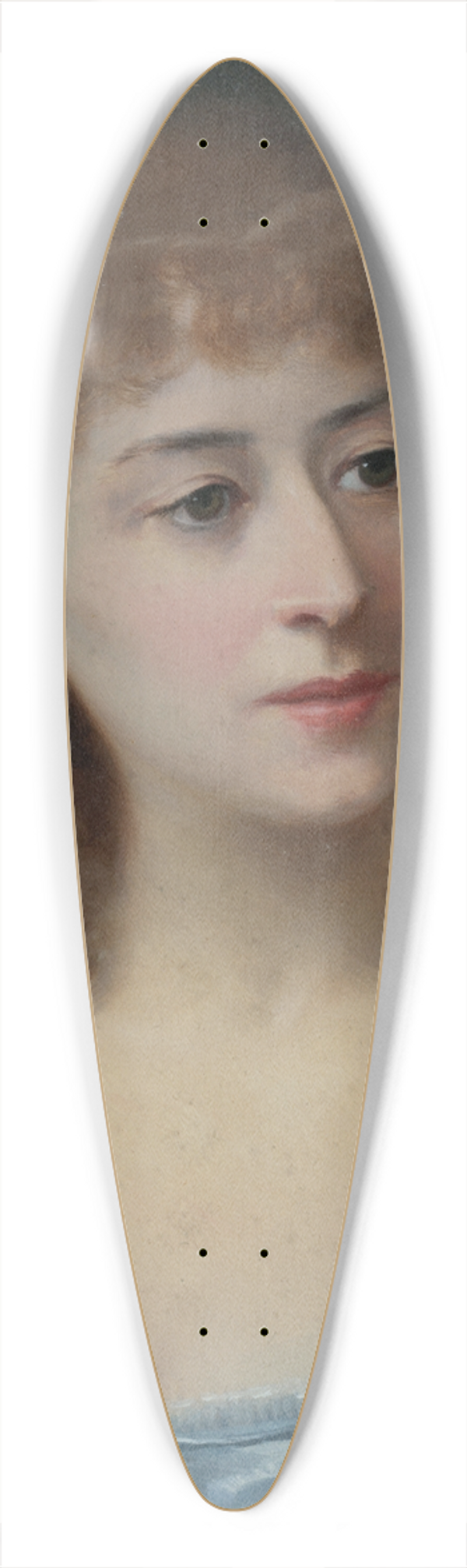 Daniel Brard - Portrait de Julia Bartet (1854-1941), socitaire de la Comdie-Franaise dans le rle de Mlle du Vigean. 39.3 inch art pintail longboard deck