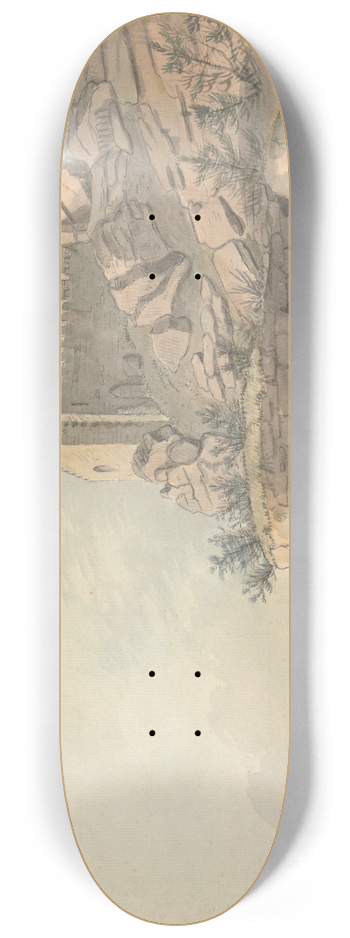 Capt. Francis Grose - Chapel of St. Michaels Mount 8.25 inch art skate deck