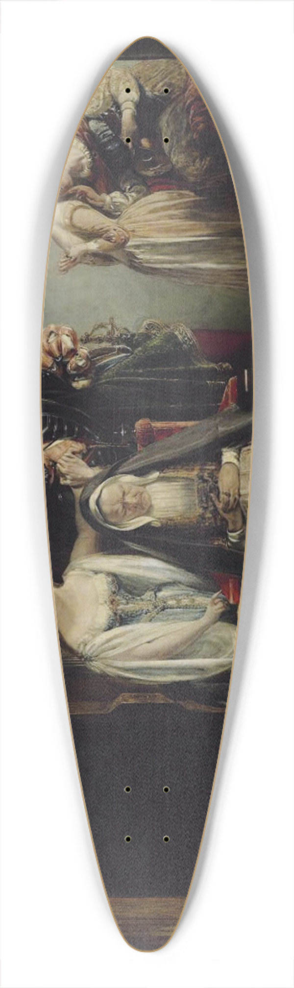 Daniel Maclise - Francis The First And Diane Of Poitiers 39.3 inch art pintail longboard deck