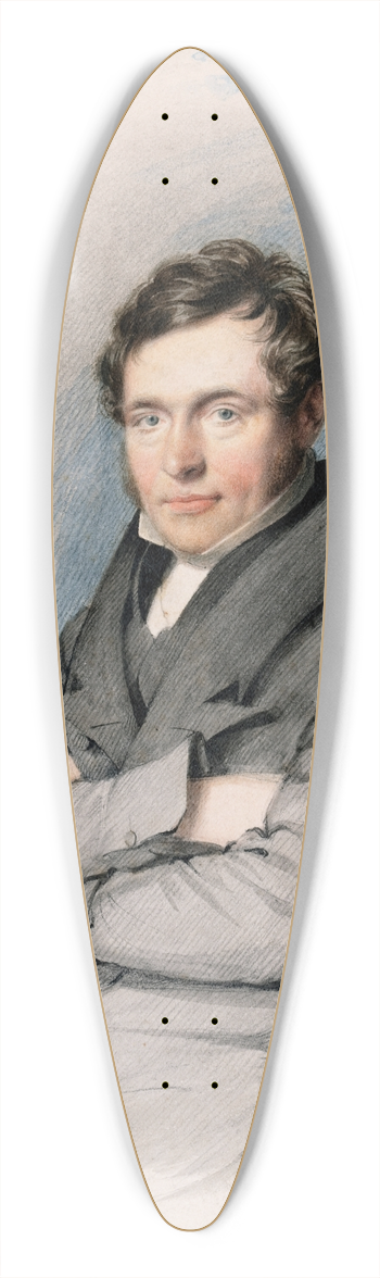 Daniel Maclise - Portrait of John Maguire 39.3 inch art pintail longboard deck