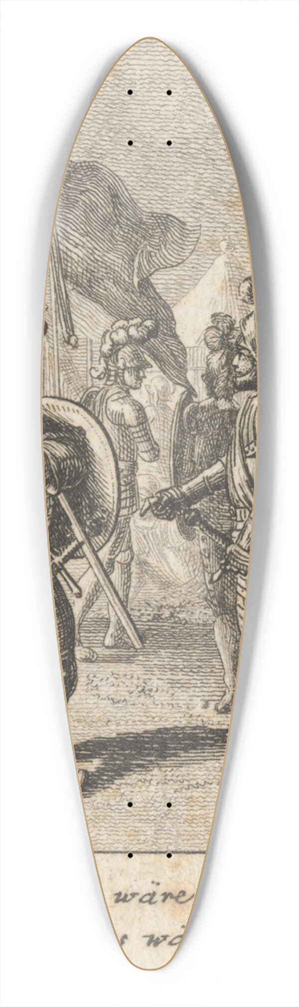 Daniel Nikolaus Chodowiecki - Henry IV, Part I, Act V, Scene I 39.3 inch art pintail longboard deck