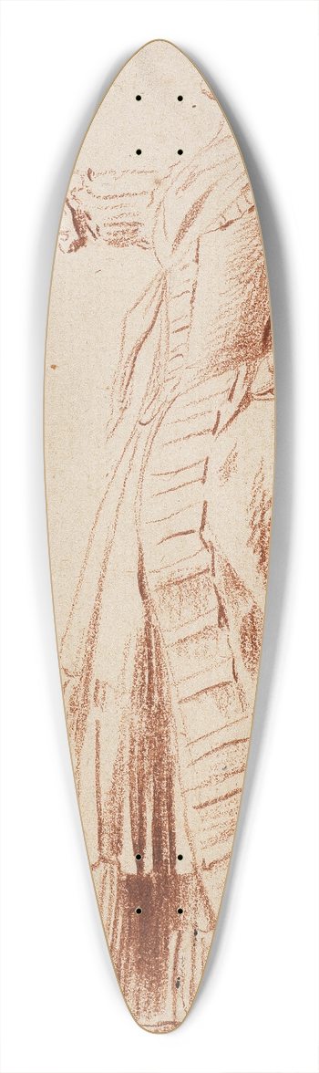 Daniel Nikolaus Chodowiecki - Stehende Frau mit ausgestrecktem Arm 39.3 inch art pintail longboard deck
