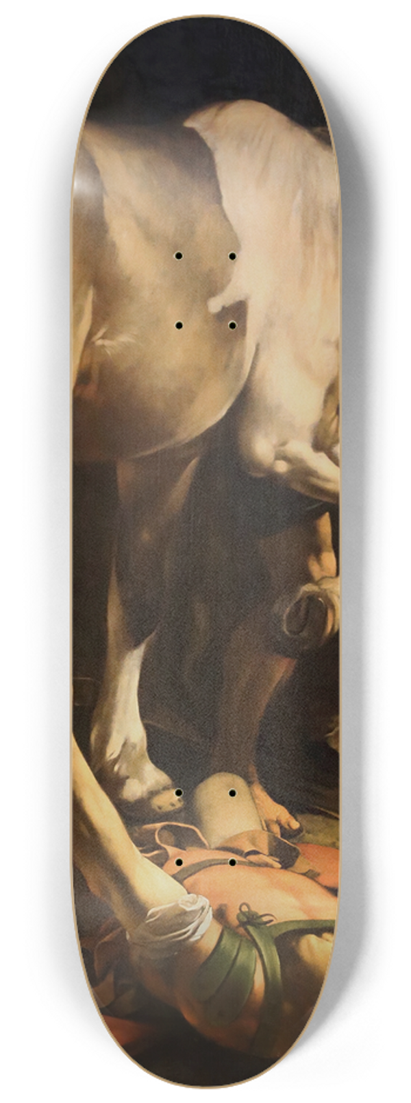 Caravaggio - Conversion of Saint Paul 8.25 inch art skate deck