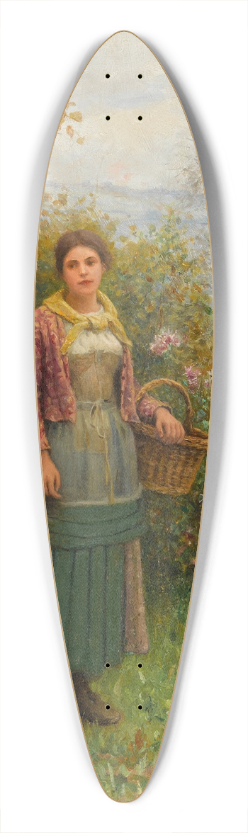 Daniel Ridgway Knight - A moments pause 39.3 inch art pintail longboard deck