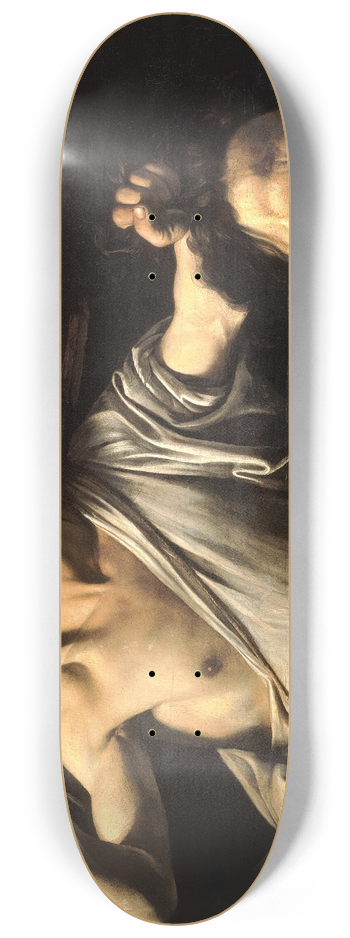 Caravaggio - David with the Head of Goliath 8.25 inch art skate deck