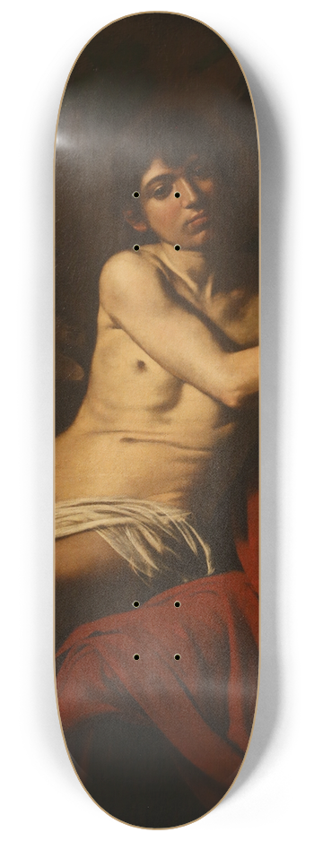 Caravaggio - Saint John the Baptist 8.25 inch art skate deck