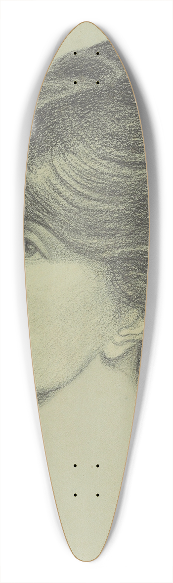 Dante Gabriel Rossetti - Maria Stillman, ne Spartali 39.3 inch art pintail longboard deck